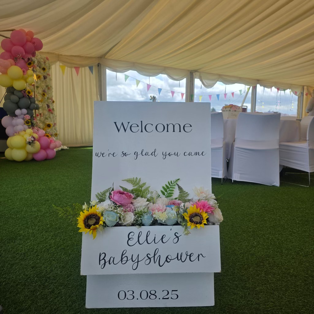 Baby Shower Welcome Sign